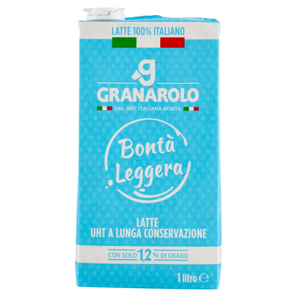 Granarolo Bontà Leggera Latte UHT a Lunga Conservazione 1 litro